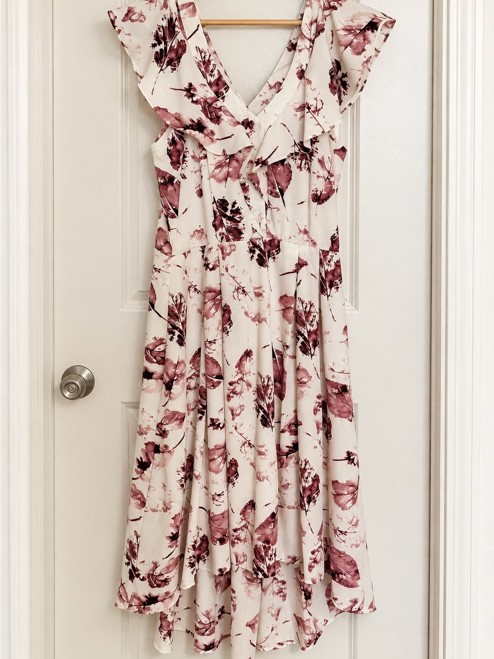 Floral Print High Low Dress